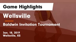 Wellsville  vs Baldwin Invitation Tournament Game Highlights - Jan. 18, 2019