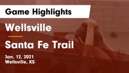 Wellsville  vs Santa Fe Trail  Game Highlights - Jan. 12, 2021