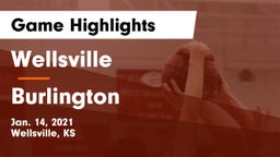Wellsville  vs Burlington  Game Highlights - Jan. 14, 2021
