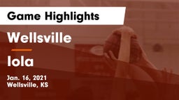 Wellsville  vs Iola  Game Highlights - Jan. 16, 2021