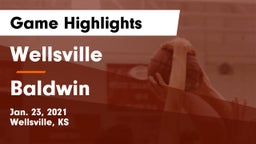 Wellsville  vs Baldwin  Game Highlights - Jan. 23, 2021