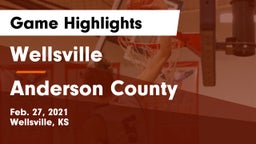 Wellsville  vs Anderson County  Game Highlights - Feb. 27, 2021
