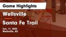Wellsville  vs Santa Fe Trail  Game Highlights - Jan. 11, 2022