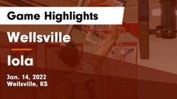 Wellsville  vs Iola  Game Highlights - Jan. 14, 2022