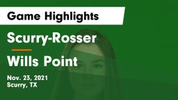 Scurry-Rosser  vs Wills Point  Game Highlights - Nov. 23, 2021