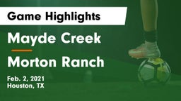 Mayde Creek  vs Morton Ranch  Game Highlights - Feb. 2, 2021