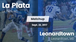 Matchup: La Plata  vs. Leonardtown  2017