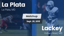 Matchup: La Plata  vs. Lackey  2018