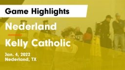 Nederland  vs Kelly Catholic  Game Highlights - Jan. 4, 2022