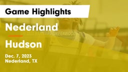 Nederland  vs Hudson  Game Highlights - Dec. 7, 2023