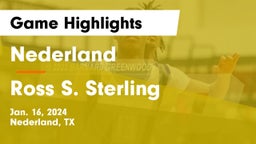 Nederland  vs Ross S. Sterling  Game Highlights - Jan. 16, 2024