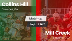Matchup: Collins Hill High vs. Mill Creek  2017