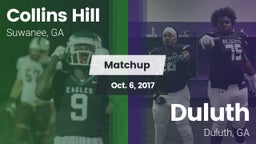 Matchup: Collins Hill High vs. Duluth  2017