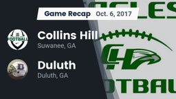 Recap: Collins Hill  vs. Duluth  2017