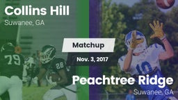 Matchup: Collins Hill High vs. Peachtree Ridge  2017