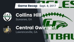 Recap: Collins Hill  vs. Central Gwinnett  2017