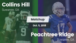 Matchup: Collins Hill High vs. Peachtree Ridge  2018
