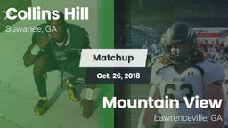 Matchup: Collins Hill High vs. Mountain View  2018