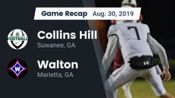 Recap: Collins Hill  vs. Walton  2019
