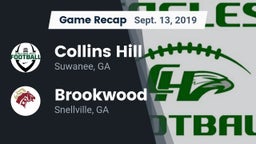 Recap: Collins Hill  vs. Brookwood  2019