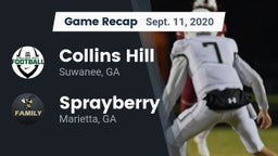 Recap: Collins Hill  vs. Sprayberry  2020