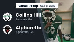 Recap: Collins Hill  vs. Alpharetta  2020