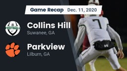 Recap: Collins Hill  vs. Parkview  2020
