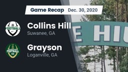 Recap: Collins Hill  vs. Grayson  2020
