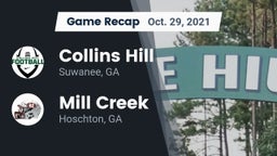 Recap: Collins Hill  vs. Mill Creek  2021