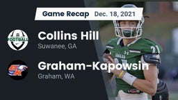 Recap: Collins Hill  vs. Graham-Kapowsin  2021