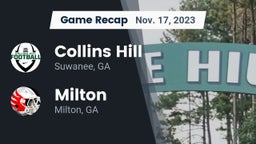 Recap: Collins Hill  vs. Milton  2023