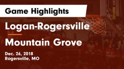 Logan-Rogersville  vs Mountain Grove Game Highlights - Dec. 26, 2018