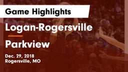 Logan-Rogersville  vs Parkview  Game Highlights - Dec. 29, 2018