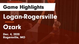 Logan-Rogersville  vs Ozark  Game Highlights - Dec. 4, 2020