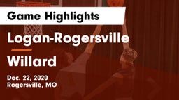 Logan-Rogersville  vs Willard  Game Highlights - Dec. 22, 2020