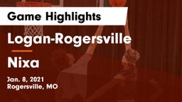 Logan-Rogersville  vs Nixa  Game Highlights - Jan. 8, 2021