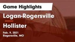 Logan-Rogersville  vs Hollister  Game Highlights - Feb. 9, 2021