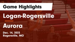 Logan-Rogersville  vs Aurora  Game Highlights - Dec. 14, 2023