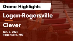 Logan-Rogersville  vs Clever  Game Highlights - Jan. 8, 2024
