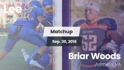 Matchup: Lee  vs. Briar Woods  2016