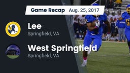 Recap: Lee  vs. West Springfield  2017