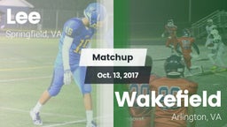 Matchup: Lee  vs. Wakefield  2017