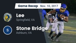 Recap: Lee  vs. Stone Bridge  2017