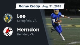 Recap: Lee  vs. Herndon  2018