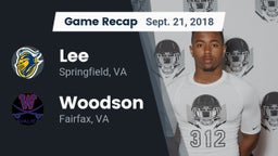 Recap: Lee  vs. Woodson  2018