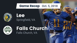 Recap: Lee  vs. Falls Church  2018