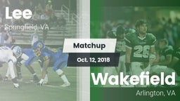 Matchup: Lee  vs. Wakefield  2018