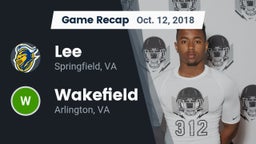 Recap: Lee  vs. Wakefield  2018