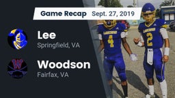 Recap: Lee  vs. Woodson  2019