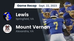 Recap: Lewis  vs. Mount Vernon   2023